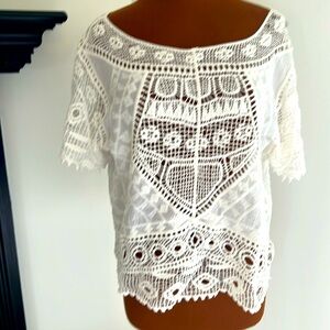 NWT XL Cream Summer Top